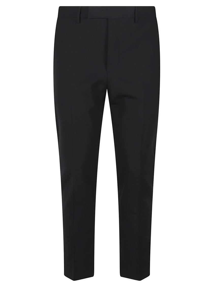 Pt Torino Dieci Slim Fit Black Wool Pants