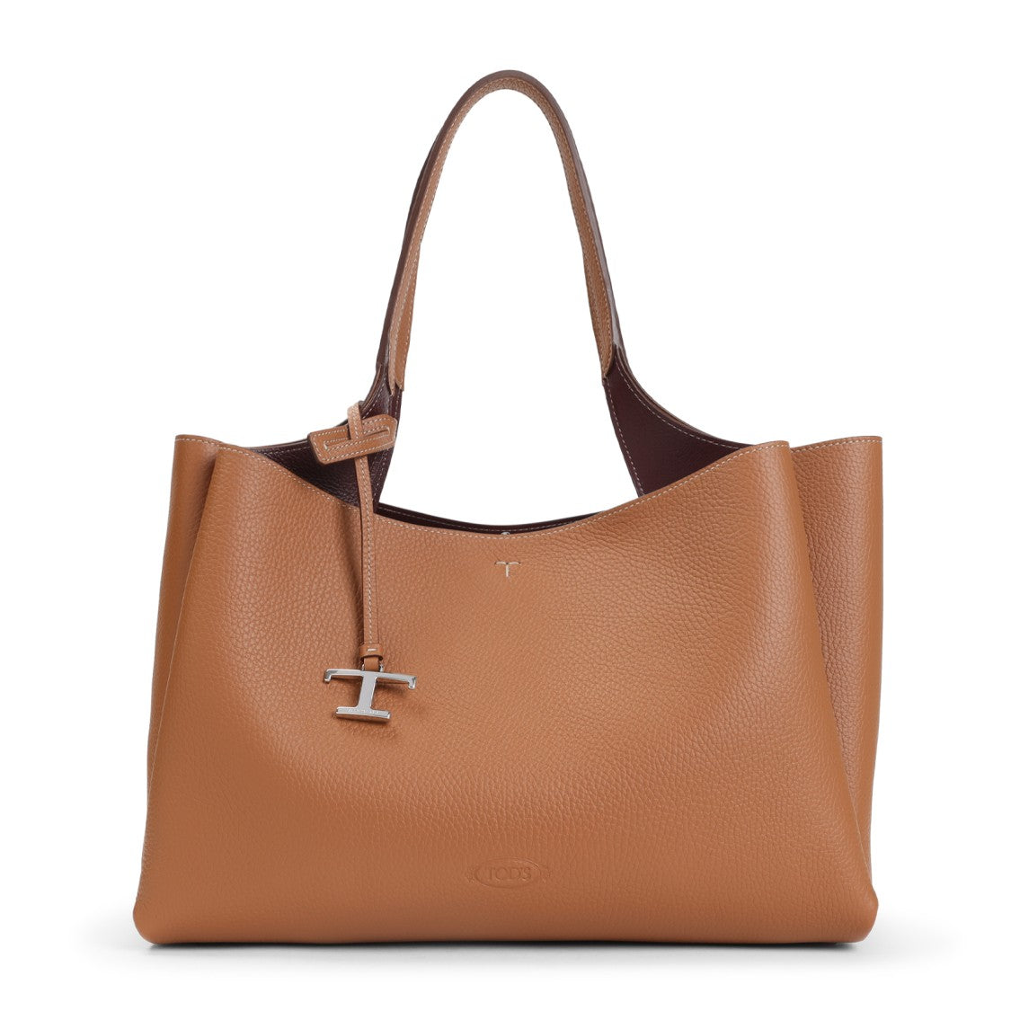 Tod's Apa Medium Brown Leather Shoulder Bag