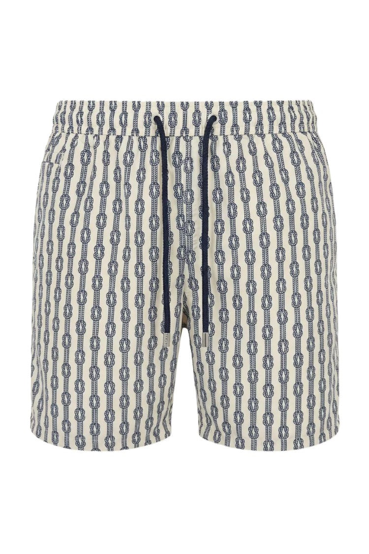 Mc2 Saint Barth Ivory Lighting Micro Fantasy Swim Shorts