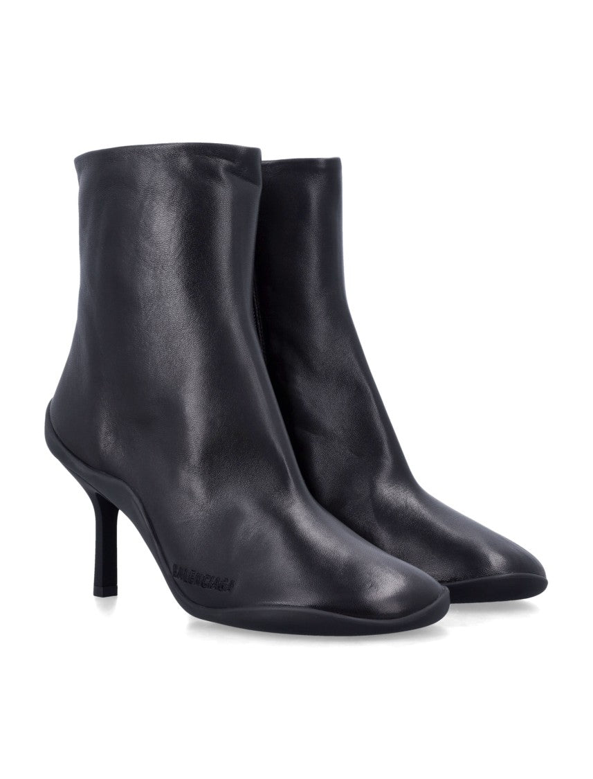 Balenciaga Shibuya Bootie In Shiny Sheepskin