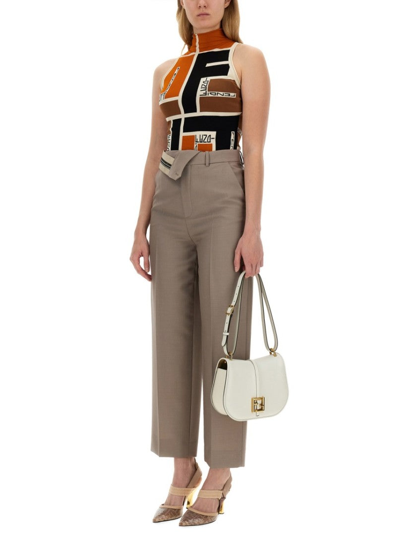 Fendi Ff Puzzle Pattern Top