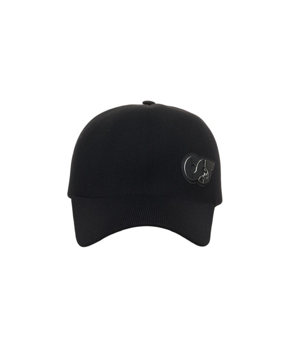 Alpha Tauri Baseball Cap With Glossy Logo Detail And Ribbed Structure