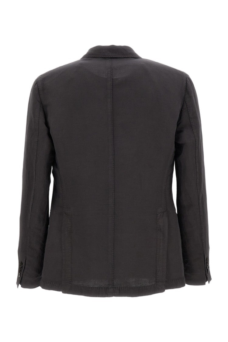 Boglioli Brown 'Dover Double-Breasted' Cotton Jacket