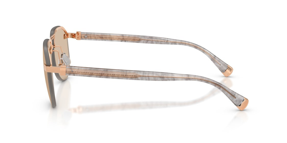 Brunello Cucinelli 0Bc2015st Titanium Aviator Sunglasses