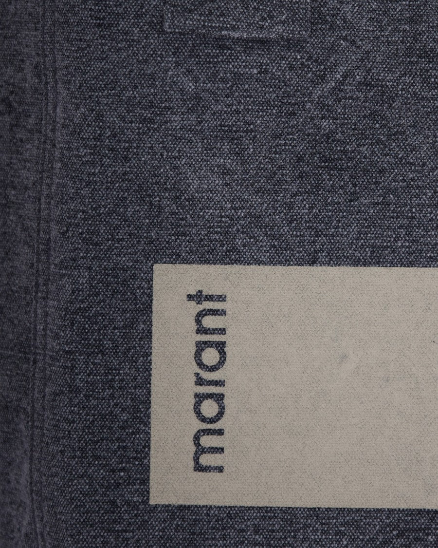 Isabel Marant Black Logo Tote Bag
