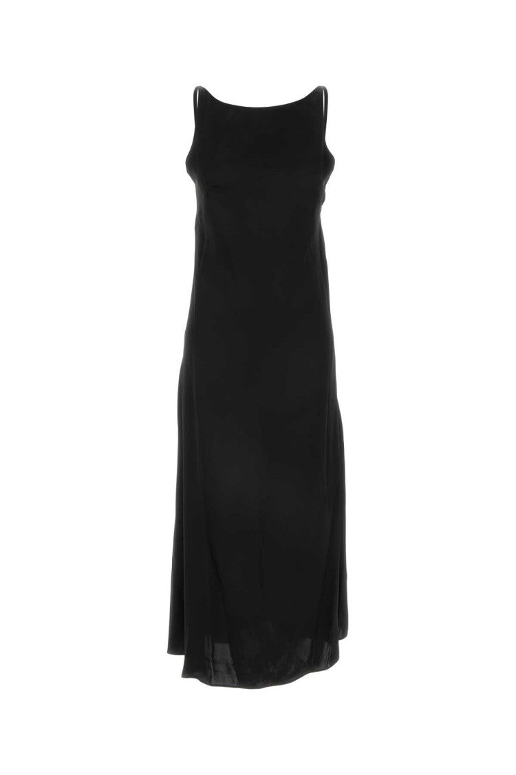 A.P.C. Black Satin Junia Dress