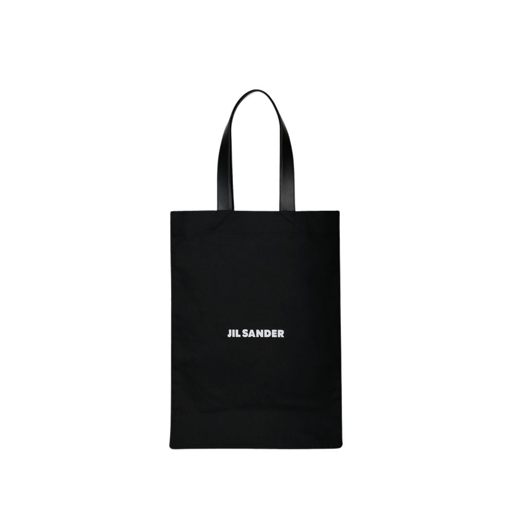 Jil Sander Book Tote Bag - Cotton - Black