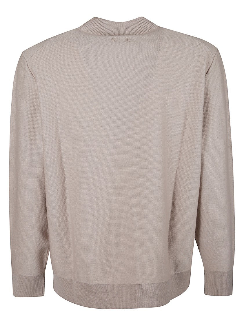 Drumohr Round Neck Minimalist Merino Sweater