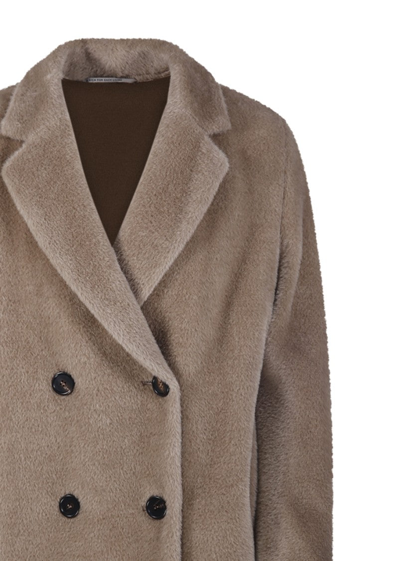 Max Mara Roseto Short Double Breasted Coat