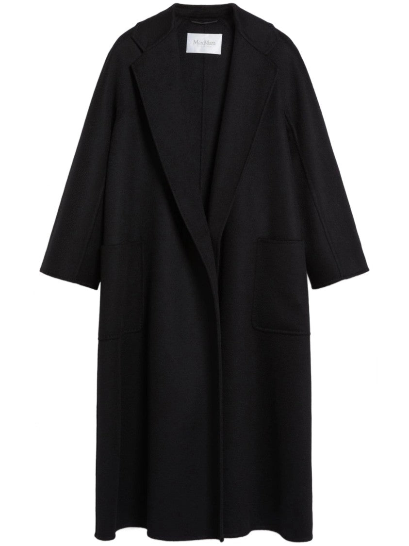 Max Mara Black Ludmilla Loose Fit Long Coat