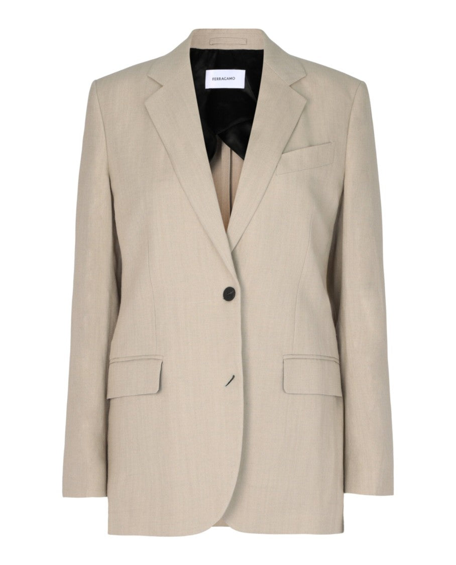 Ferragamo Single Breasted Blazer