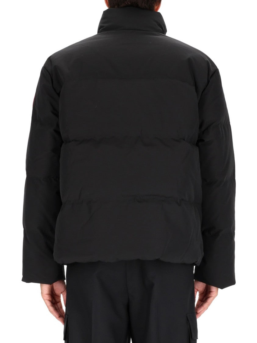 Canada Goose Boxy Cropped Padded Parka With Horizontal Quilting