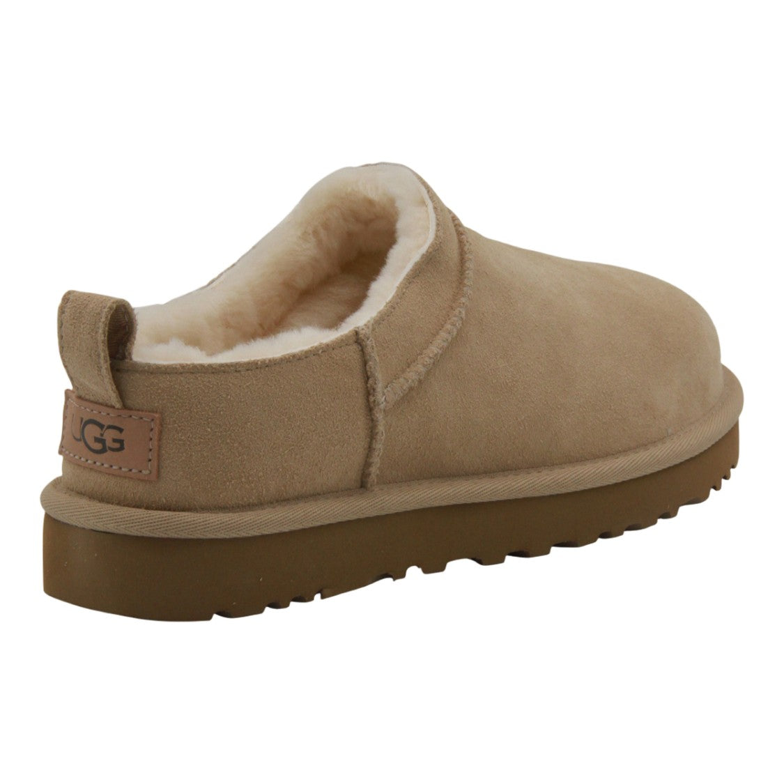 Ugg Slip-On Brown Suede Boots With Plush Interior