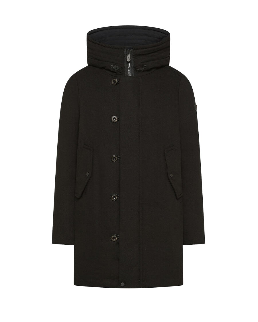 Peuterey Black Kasa Ki Iconic Technical Parka