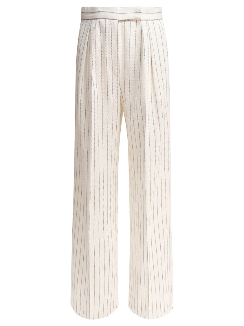 Max Mara Wide-Leg Trousers With High-Rise Waist