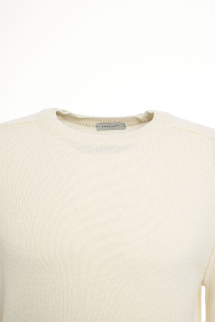 Paolo Pecora Virgin Wool Crew Neck Sweater