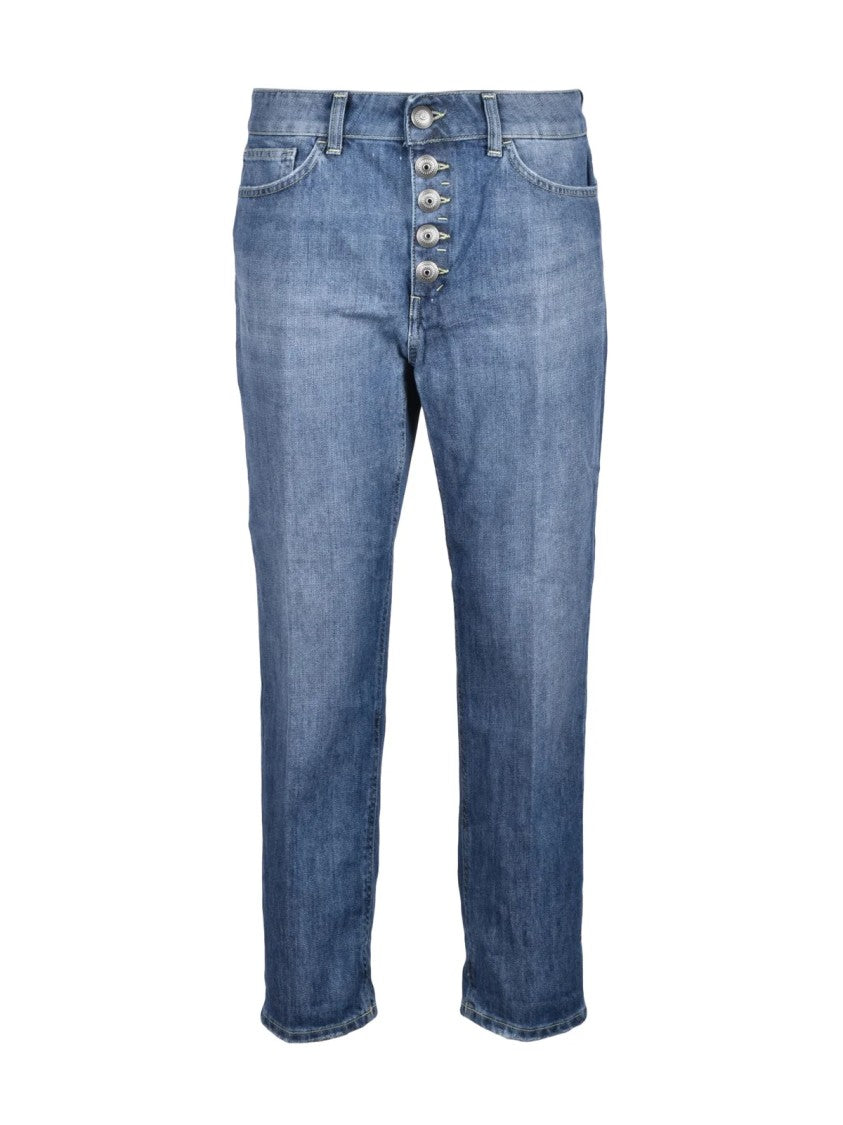 Dondup Blue Koons Cotton Jeans