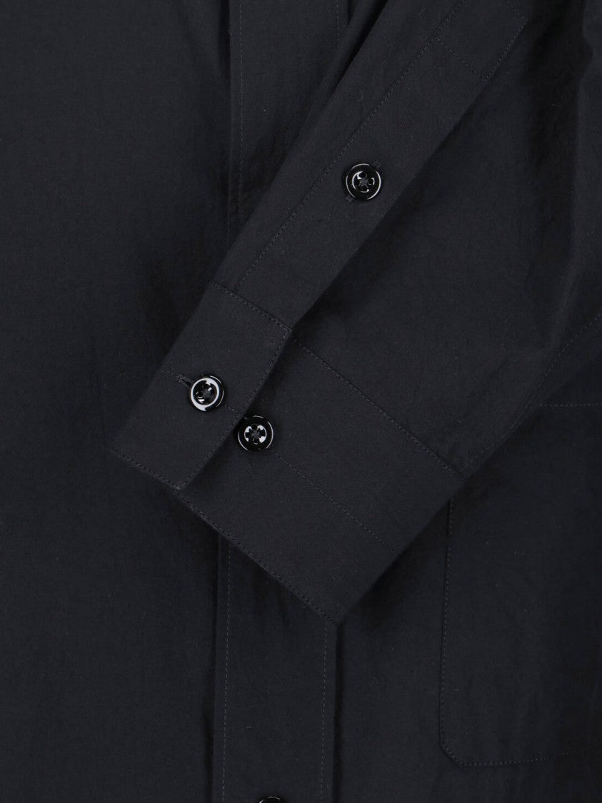 Lemaire Long-Sleeved Button Front Shirt With Classic Collar