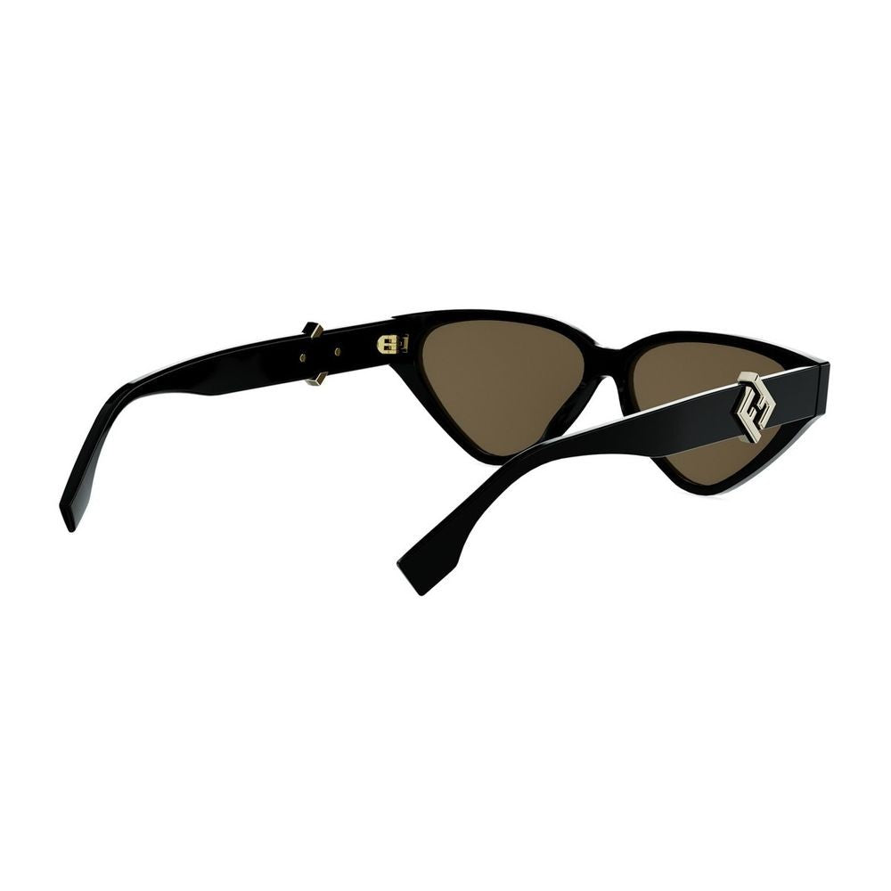 Fendi Ff Diamonds Triangular Cat-Eye Sunglasses