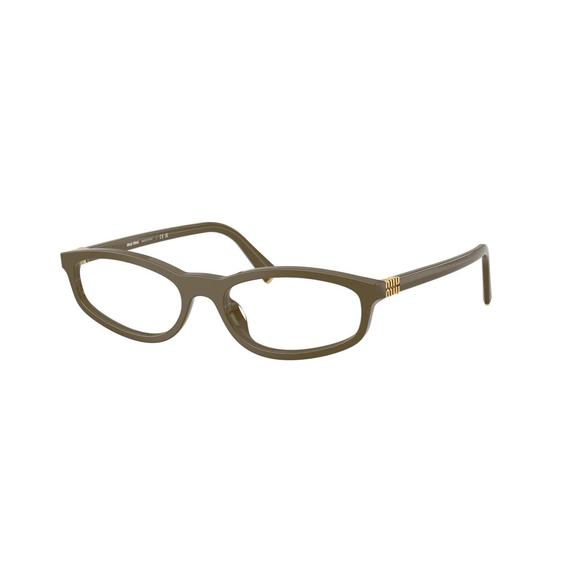 Miu Miu 0Mu 01Zv Rectangular Acetate Eyeglasses