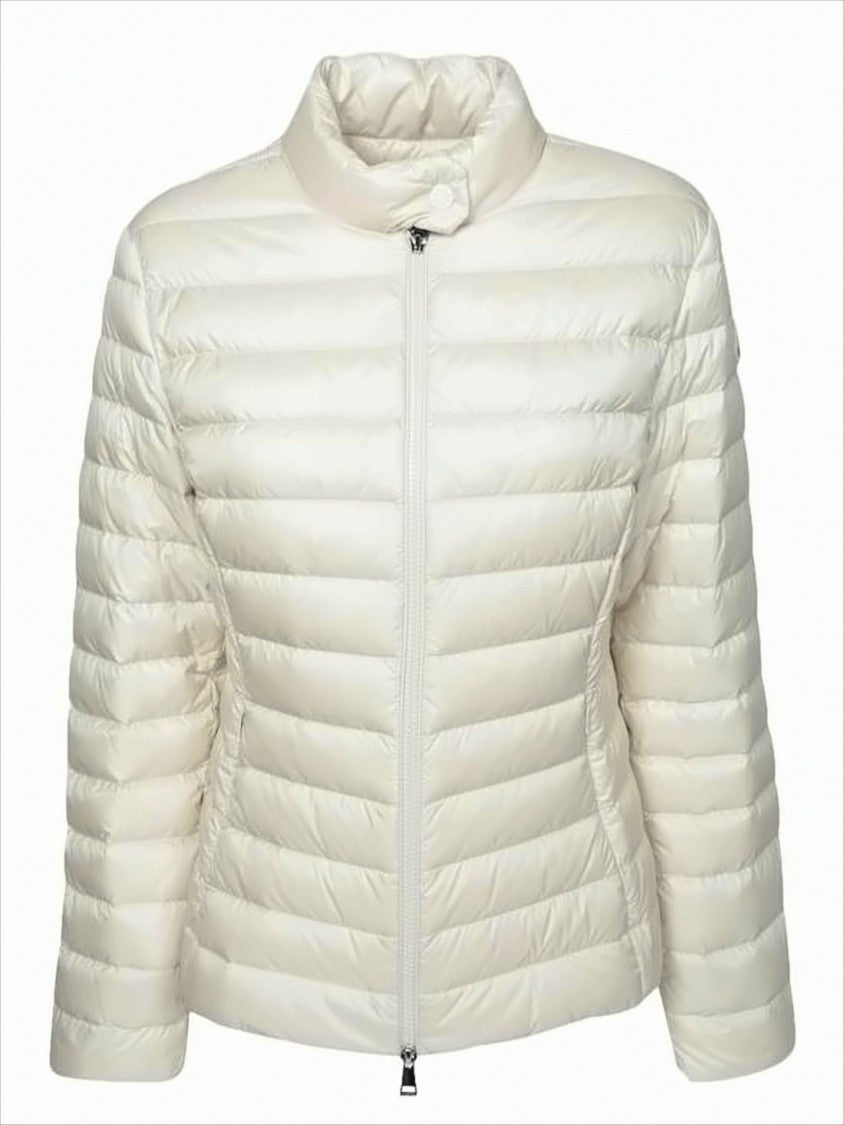 Moncler Lightweight Padded Jacket With High Collar And Cropped Fit