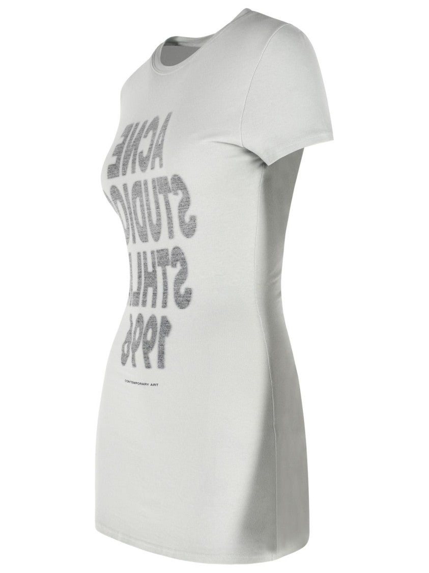 Acne Studios Cold Grey Cotton T-Shirt