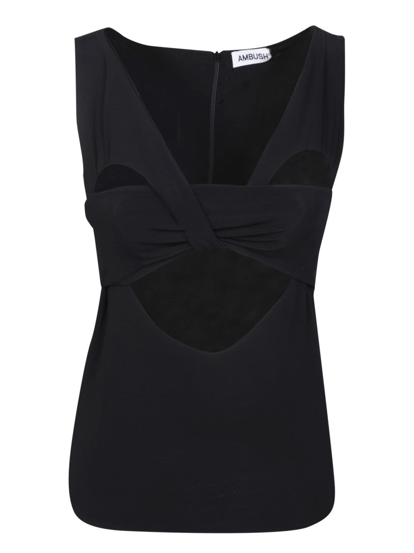Ambush Black Sleeveless Top