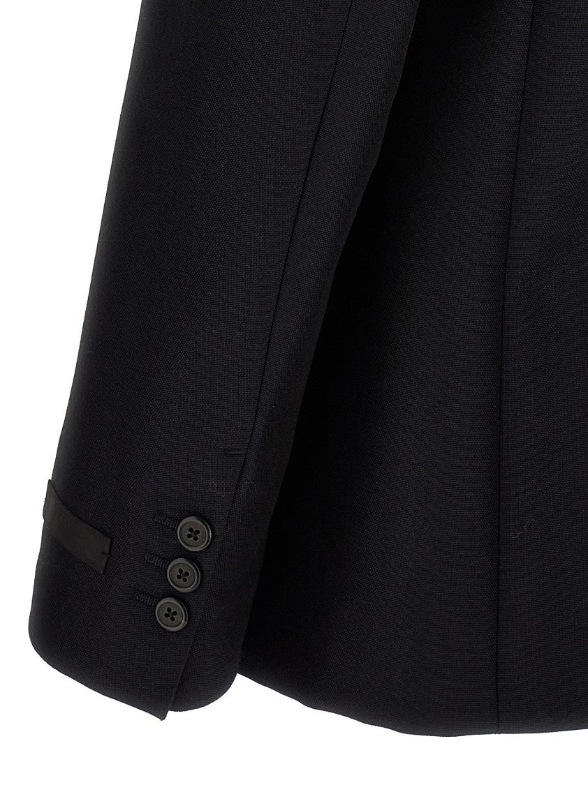 Prada Removable Collar Single-Breasted Blazer