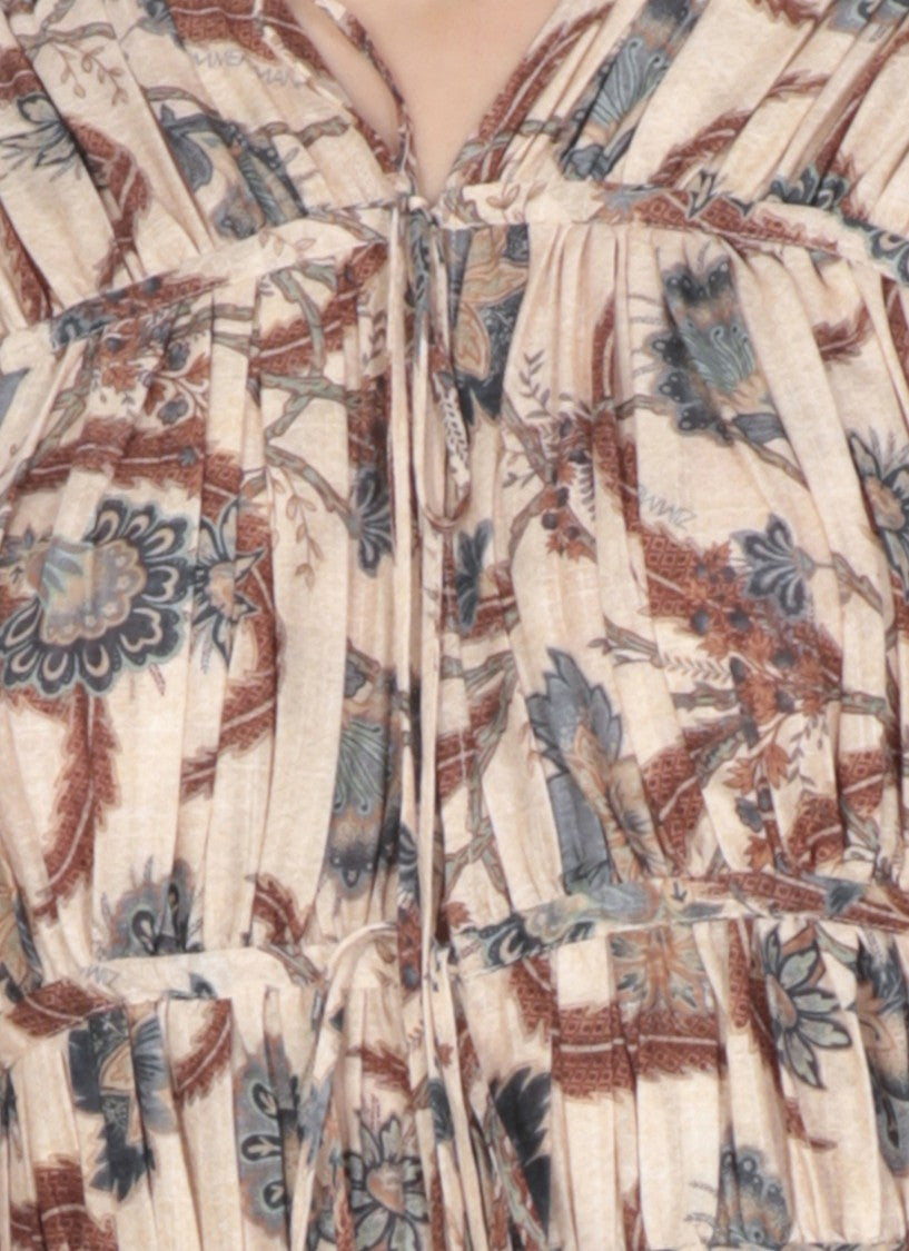 Zimmermann Ascension Tie Billow Dress