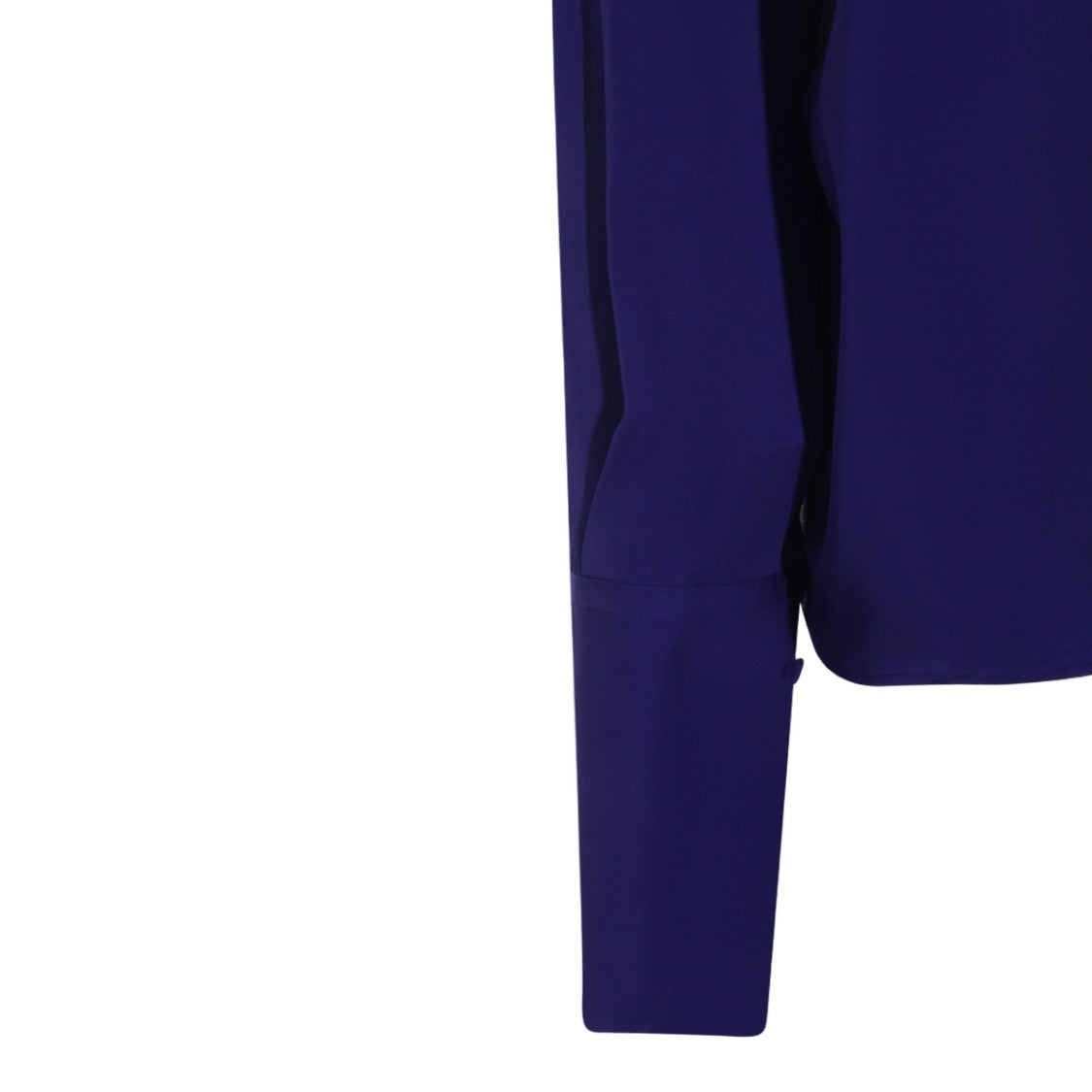 Tom Ford Satin-Finish Long-Sleeved Top With Draped Detail