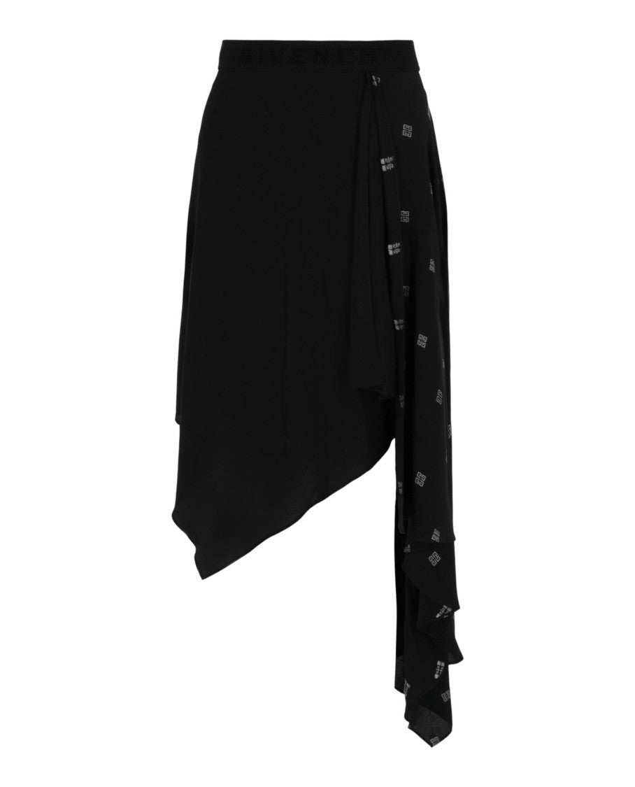 Givenchy 4G Asymmetrical Skirt