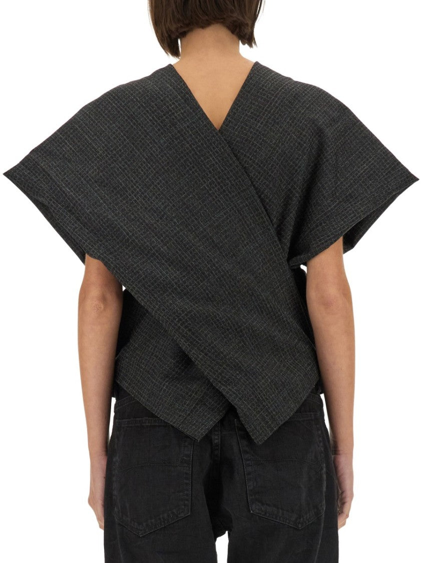 Balenciaga Regular Fit Tailored Wool Top