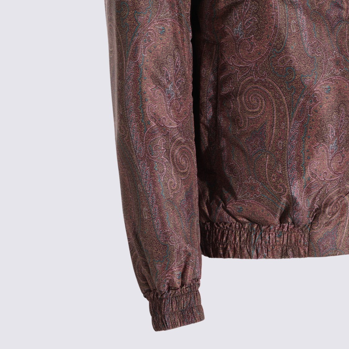 Etro Hooded Casual Jacket With Intricate Paisley Pattern
