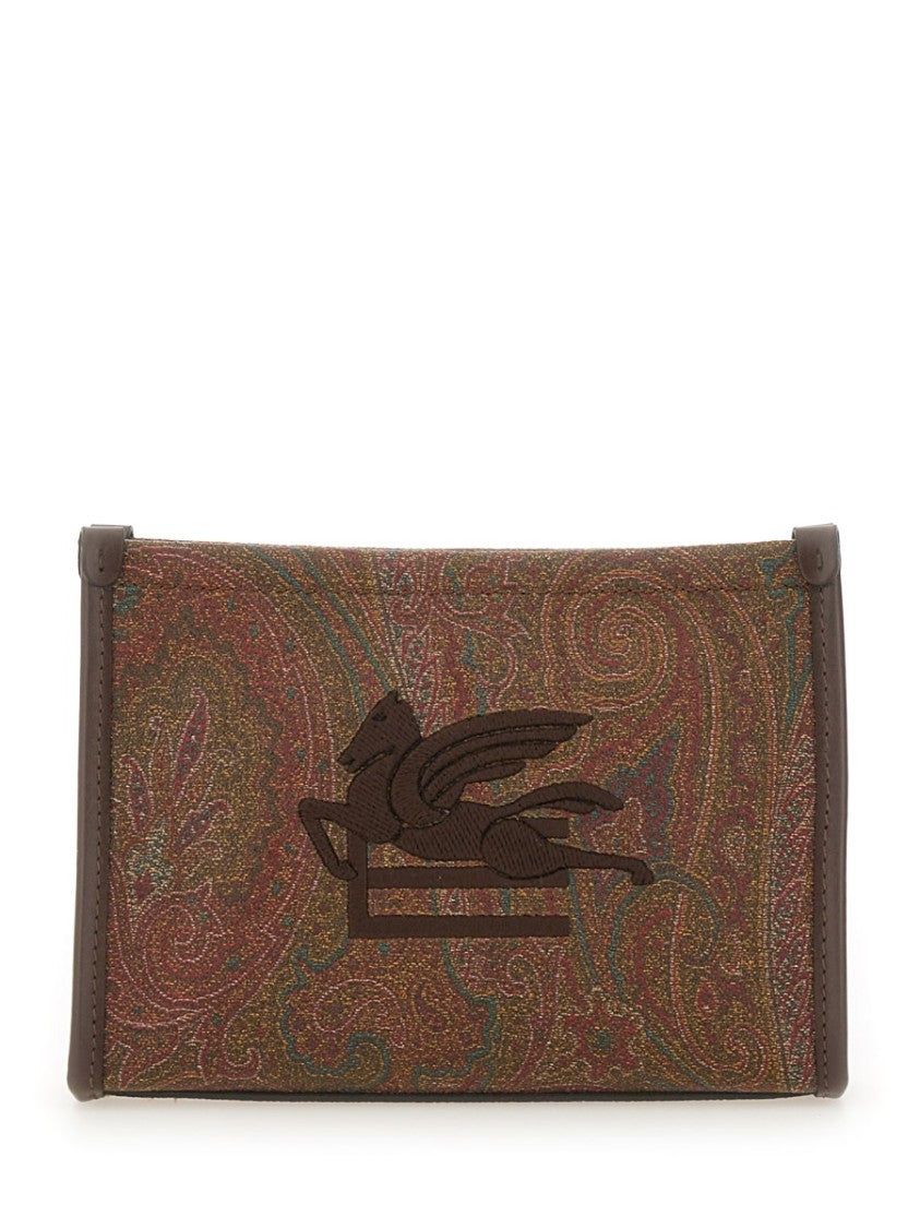 Etro Dpp Pouch "Arnica" With Pegasus
