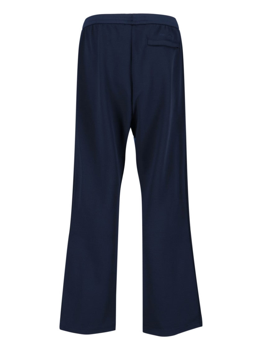 Adidas X Wales Bonner Navy Blue Activewear Pants With Elasticized Waistband