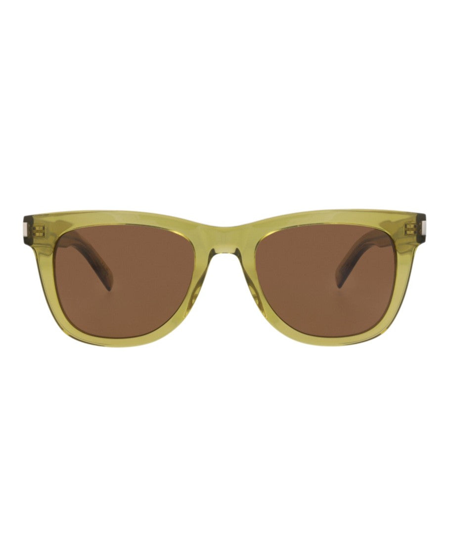 Saint Laurent Square-Frame Recycled Acetate Sunglasses