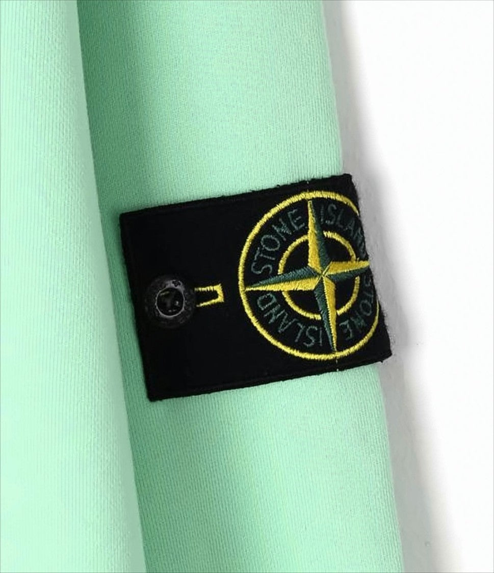Stone Island Pastel Mint Green Pullover Hoodie