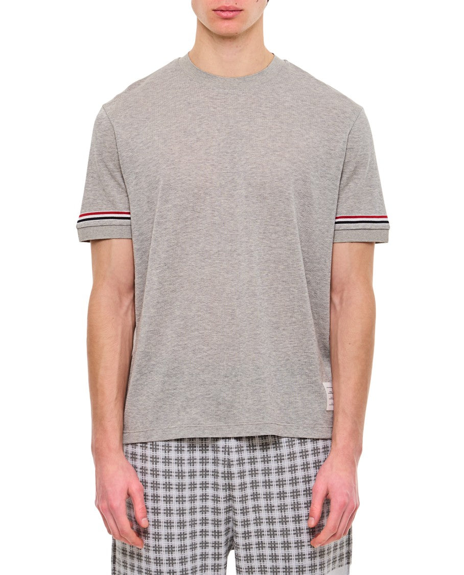 Thom Browne Ribbed Cuff T-Shirt
