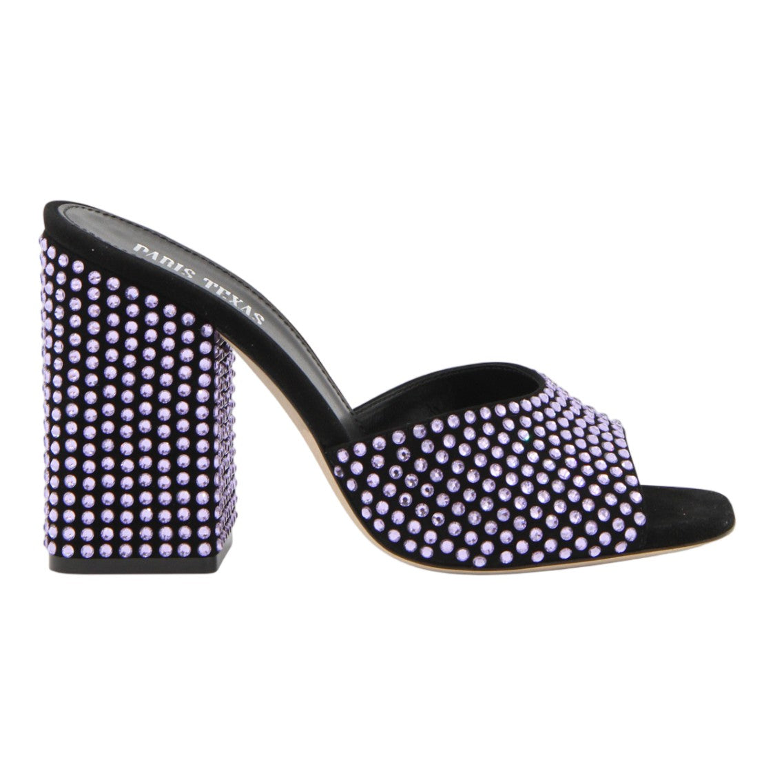 Paris Texas Open Toe Sandals With Chunky Block Heel