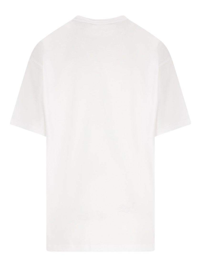 Gucci Embroidered White Crew Neck Top
