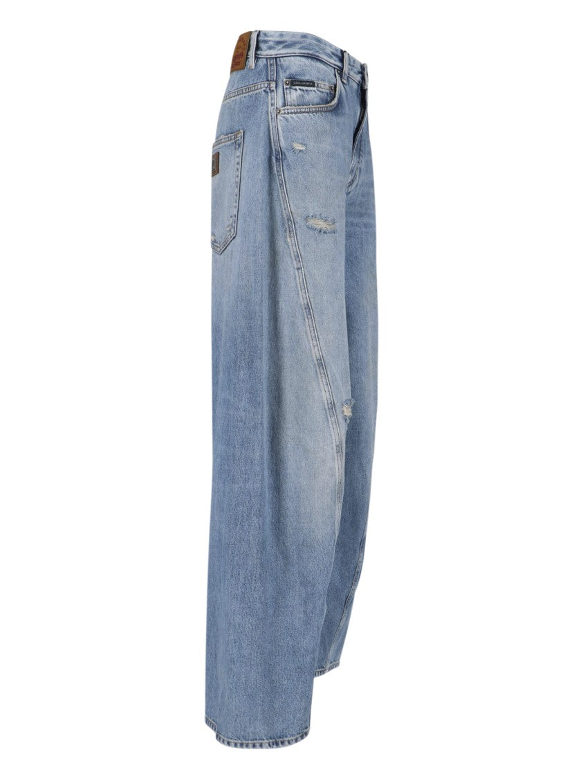Dolce & Gabbana Classic Straight-Leg Jeans With Mid-Rise Design