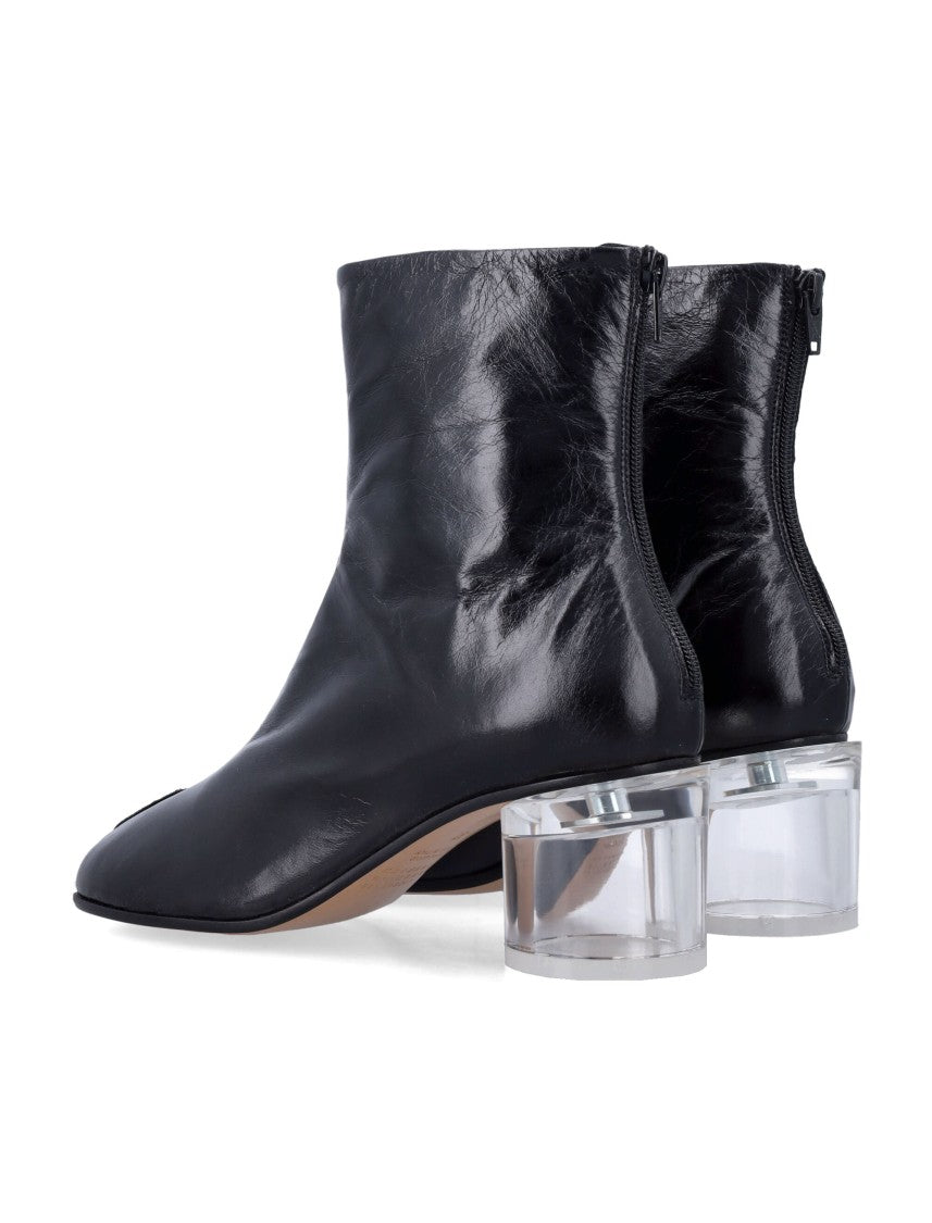 Mm6 By Maison Margiela Anatomic Transparent Heel Tabi Boots