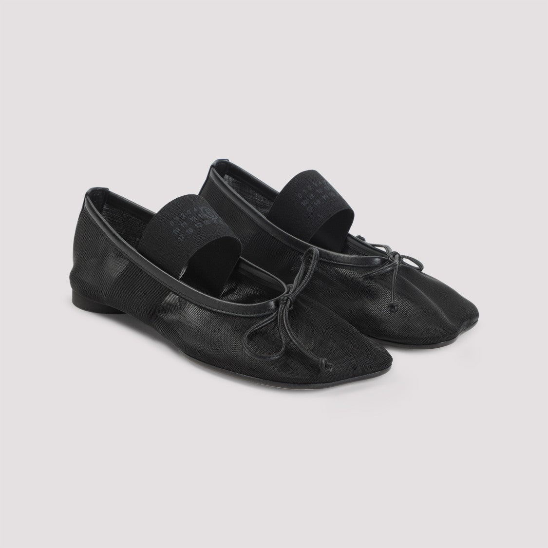 Mm6 By Maison Margiela Black Ballet Shoes