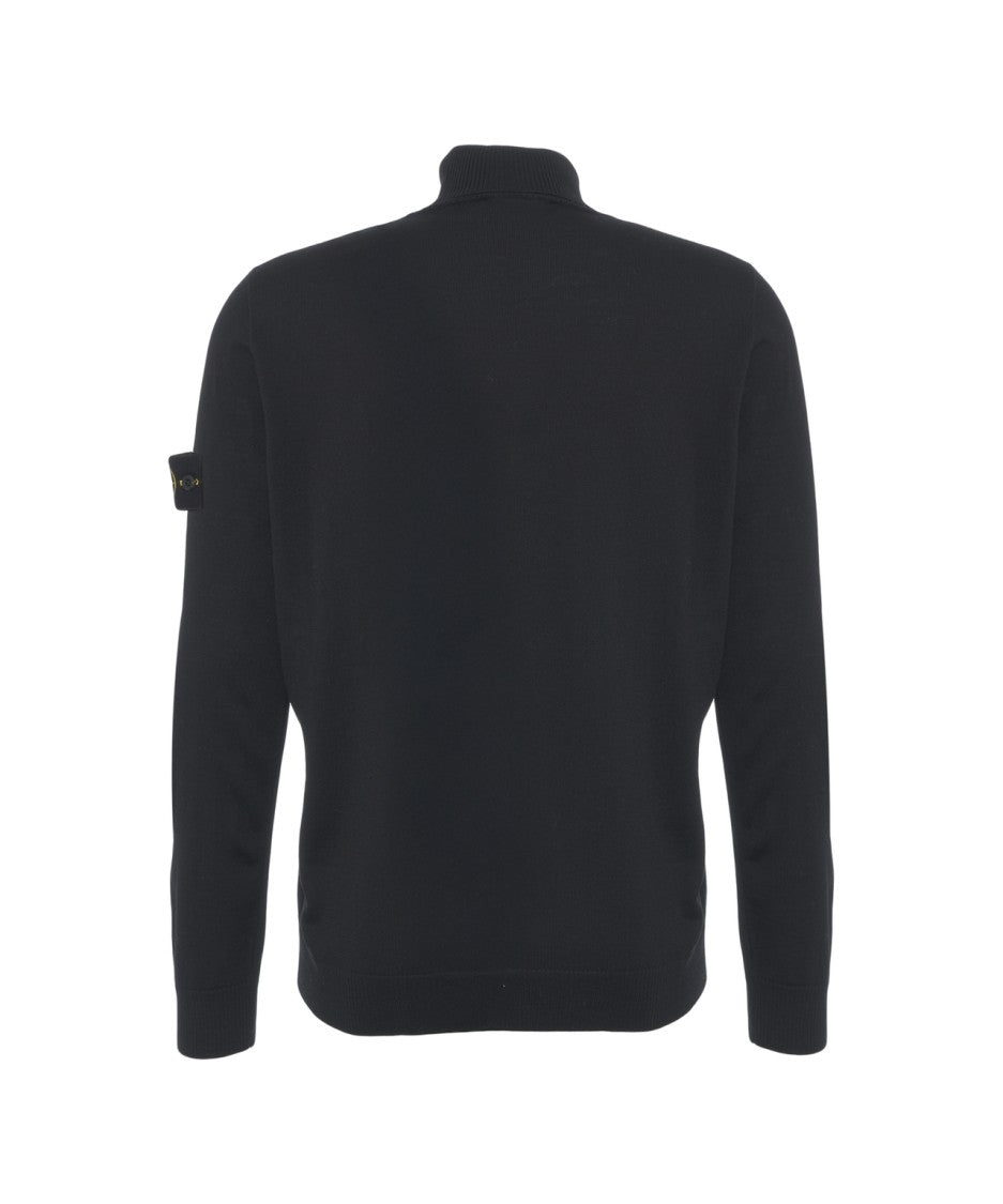 Stone Island Classic Turtleneck Knit Sweater