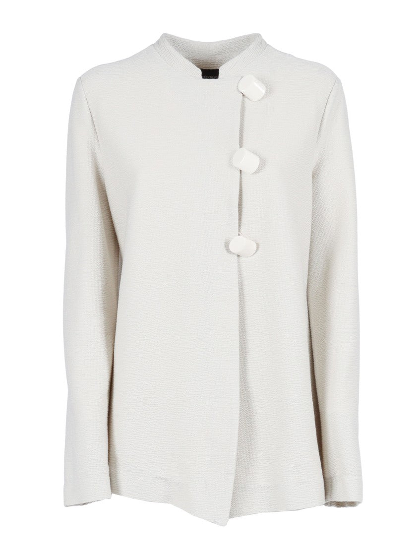 Emporio Armani Tailored Blazer With Notched Lapel