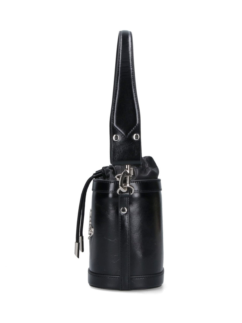 Vivienne Westwood Structured Bucket Bag With Drawstring Closure