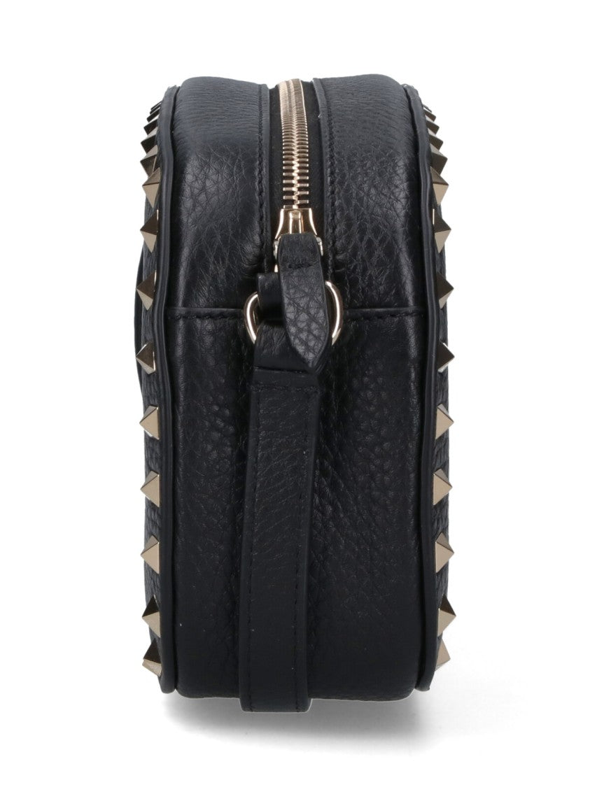 Valentino Garavani Crossbody Bag With Gold-Studded Accents
