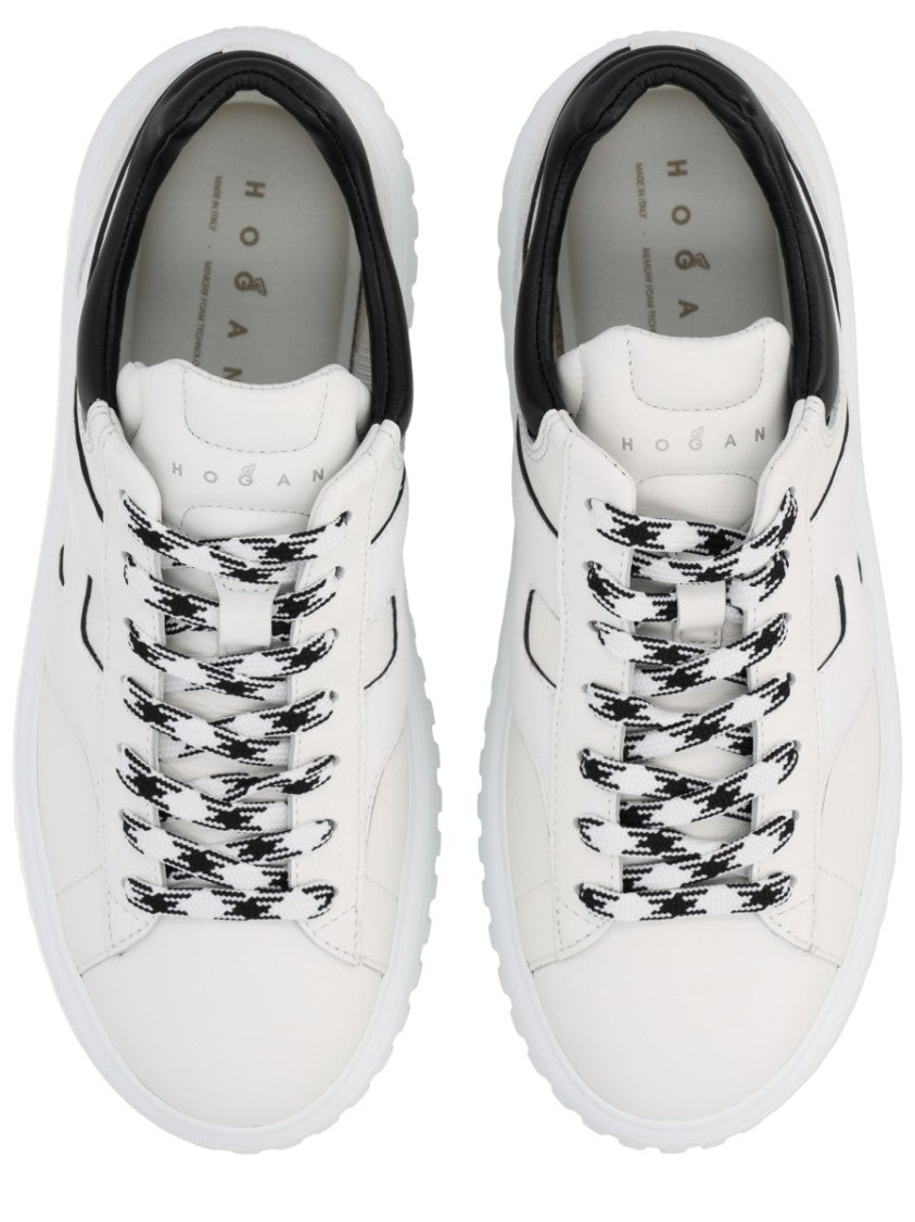 Hogan H-Stripes Embossed Chunky Sneakers