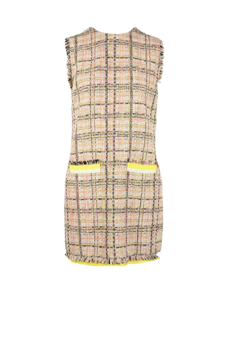 Msgm Women's Bouclé Dress - Beige