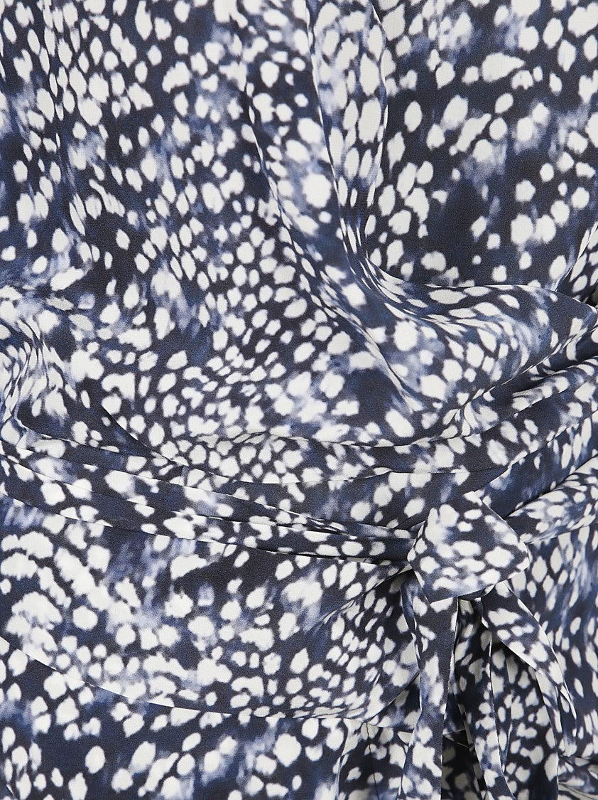 Isabel Marant Wrap Dress With Tie Waist